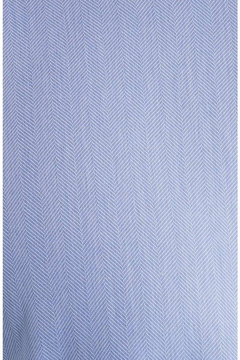 Herringbone Twill Button-Up Shirt, Alternate, color, BLUE