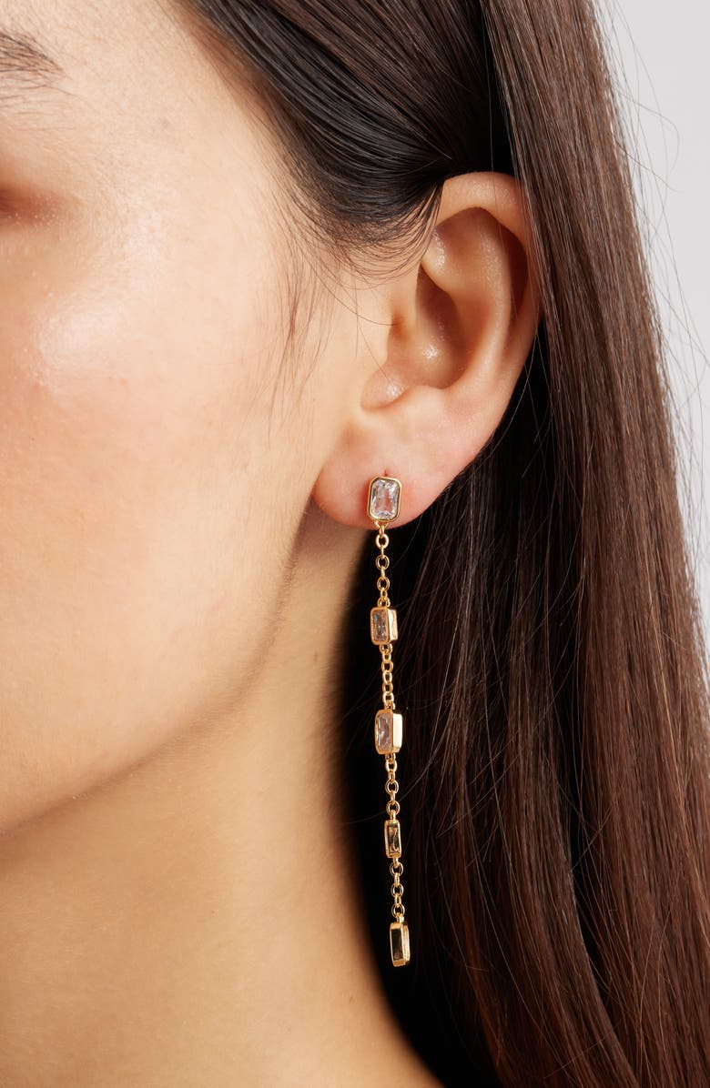 Child of Wild Starlight Dangle Drop Earrings, Alternate, color, Gold