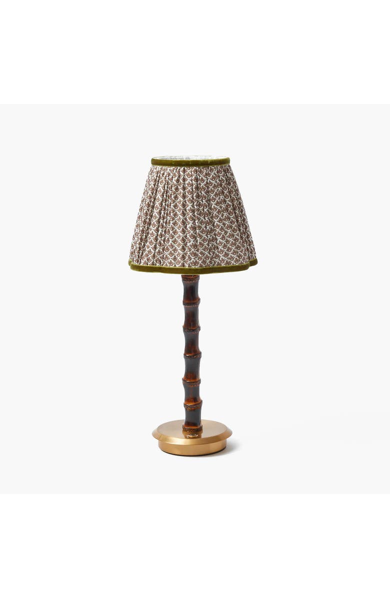Mrs. Alice Lotus Lampshade, Alternate, color, Brown