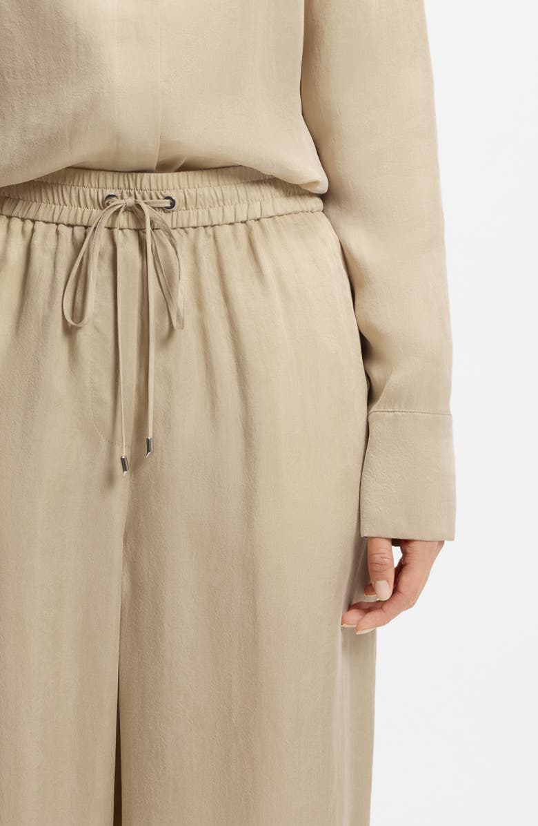 BOSS Tavati Wide Leg Pants, Alternate, color, Pumice