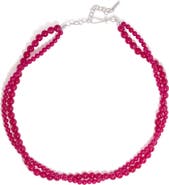 COMPLETEDWORKS Chalcedony Beaded Necklace