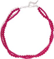 COMPLETEDWORKS Chalcedony Beaded Necklace