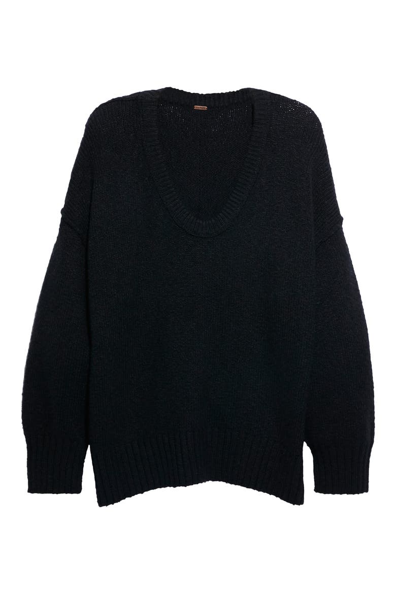 Brookside Sweater, Alternate, color, BLACK