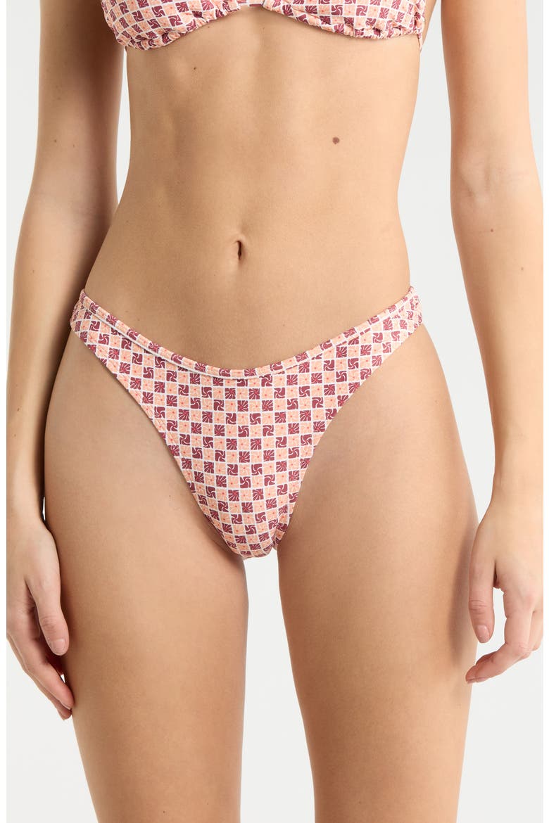 Classic Surf High Leg Bikini Bottoms, Main, color, MULTI COLOR