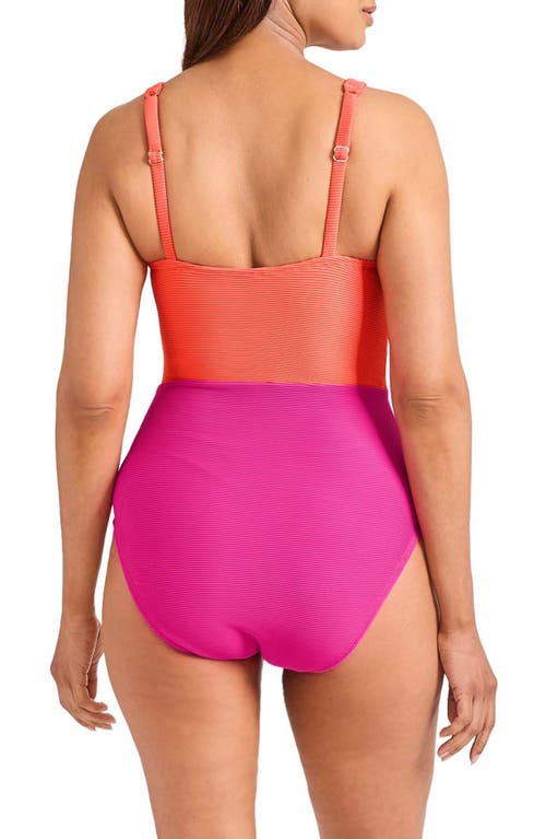 Tommy Bahama Ocean Point Colorblock One-piece Swimsuit
