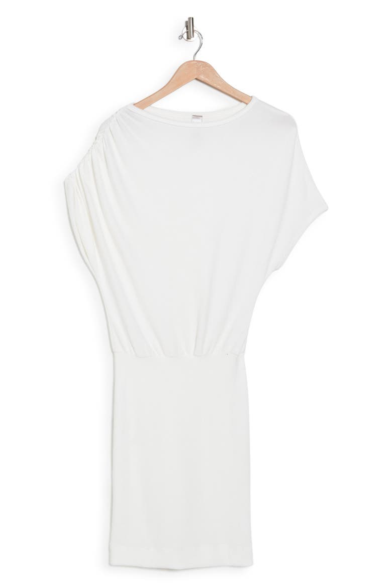 Short Sleeve Sweater Dress, Alternate, color, IVORY