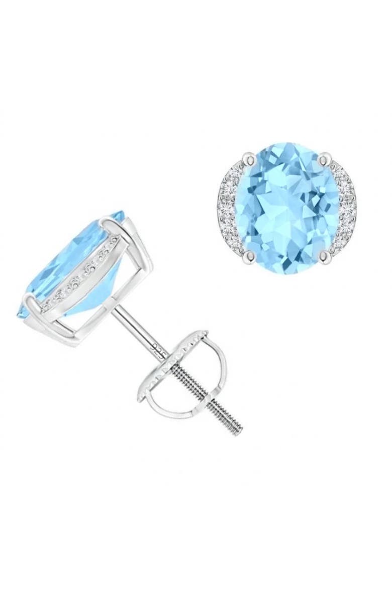 Donatello Gian Sterling Silver Halo Earrings, Main, color, Silver