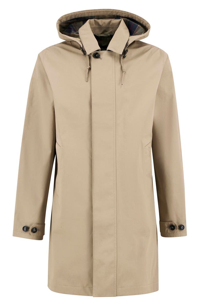 Barbour Lorig Waterproof Raincoat, Alternate, color, Washed Stone