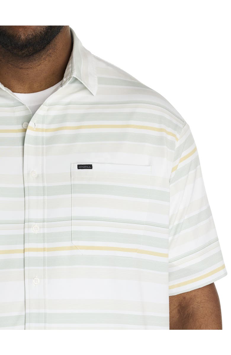 O'Neill Big & Tall TRVLR Series Traverse Striped Performance Sport Shirt, Alternate, color, 