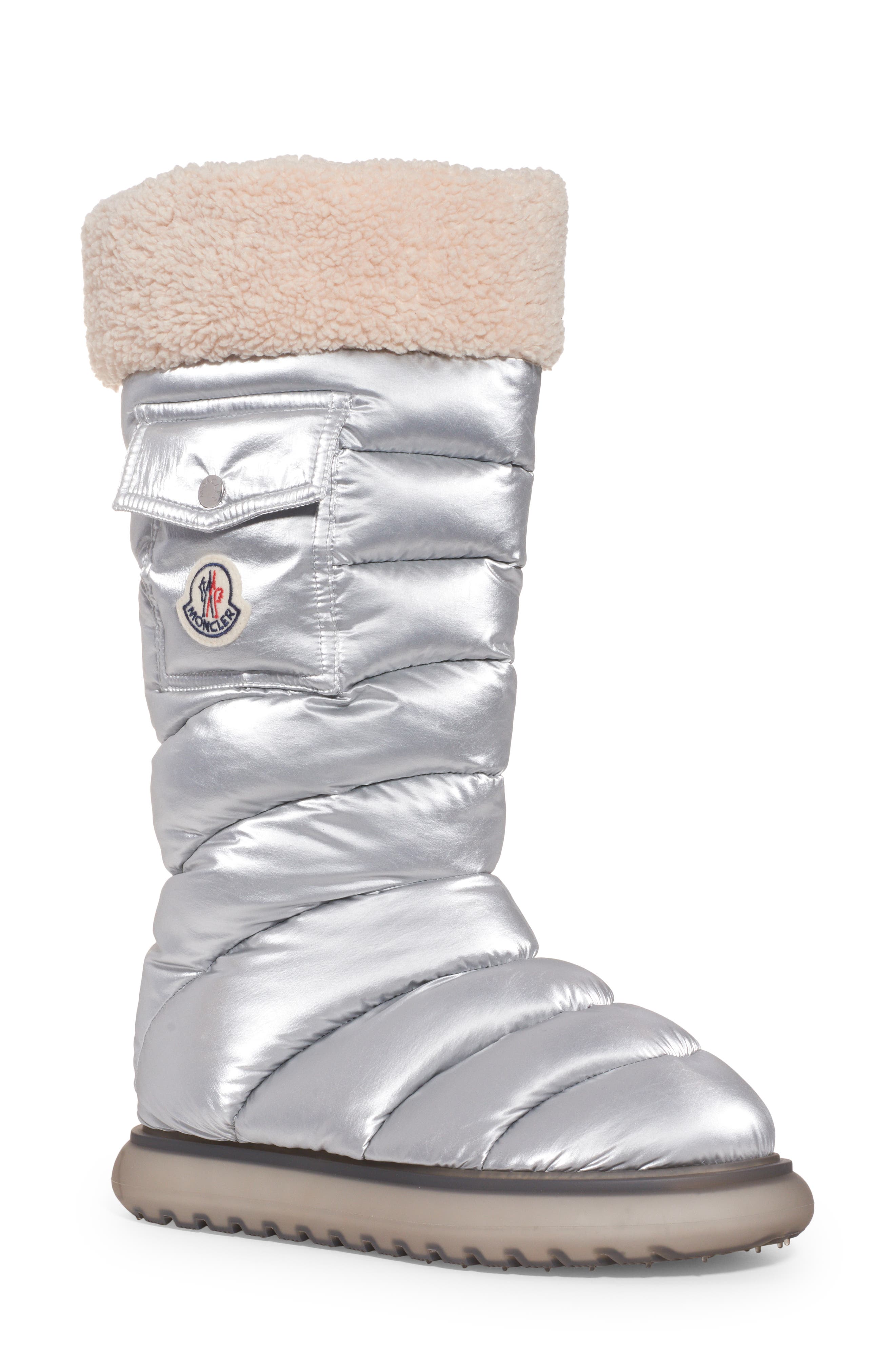 Moncler Gaia Pocket Puffer Snow Boot, Main, color, 
