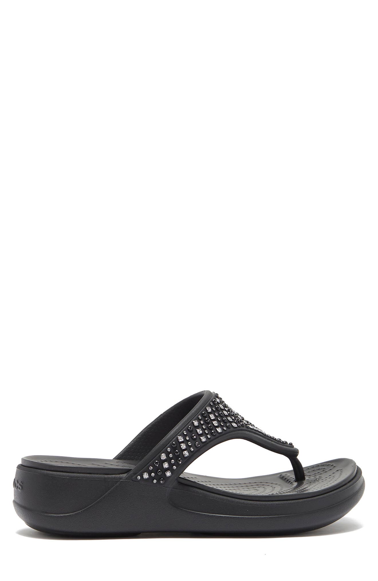 CROCS Monterey Shimmer Wedge Sandal, Alternate, color, 