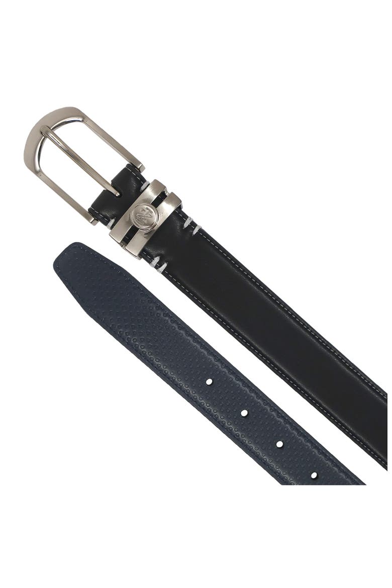 Golf Stretch Comfort Leather Belt Metal Keeper, Alternate, color, Black