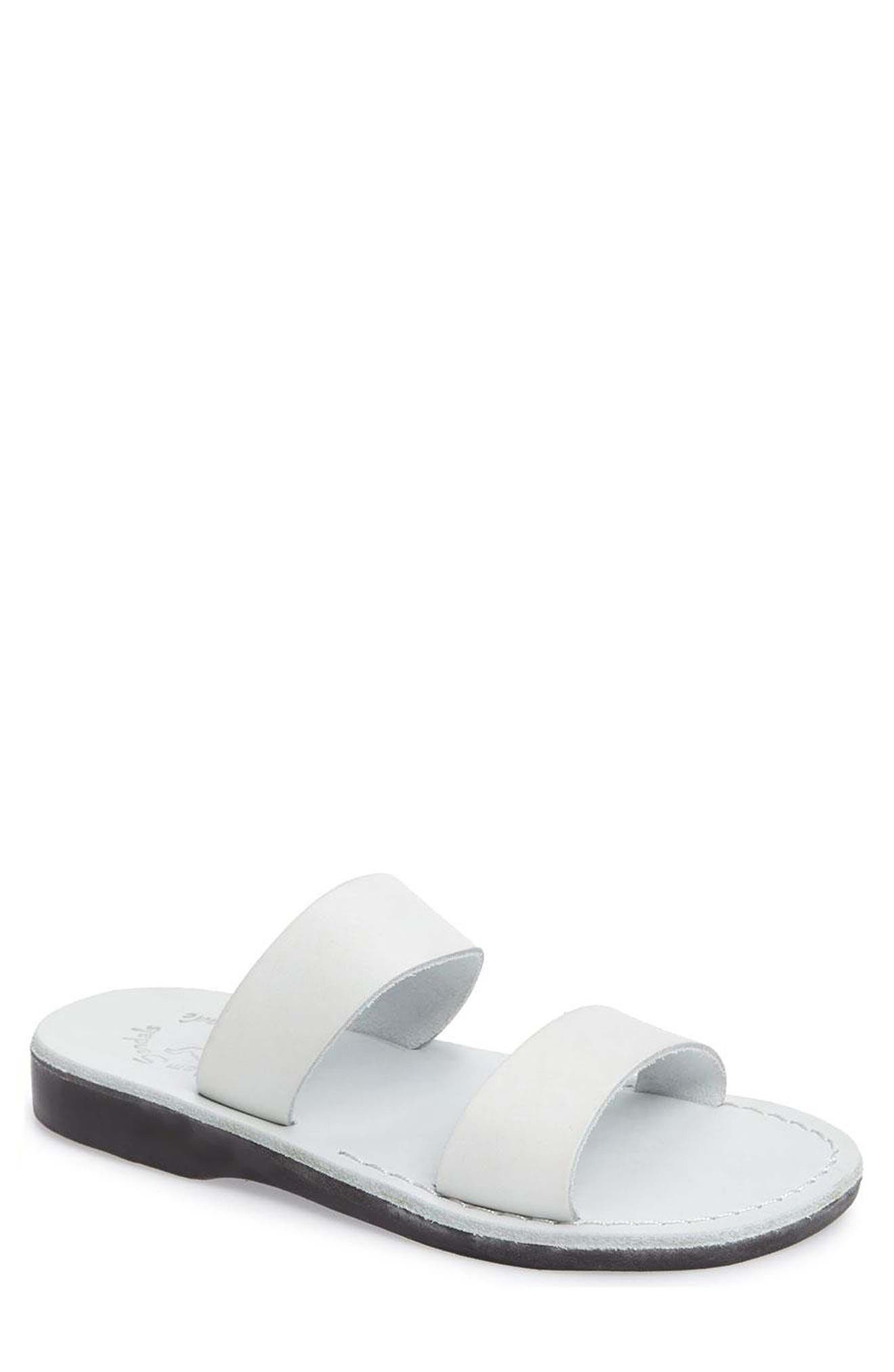 Jerusalem Sandals 'Aviv' Leather Sandal, Main, color, 