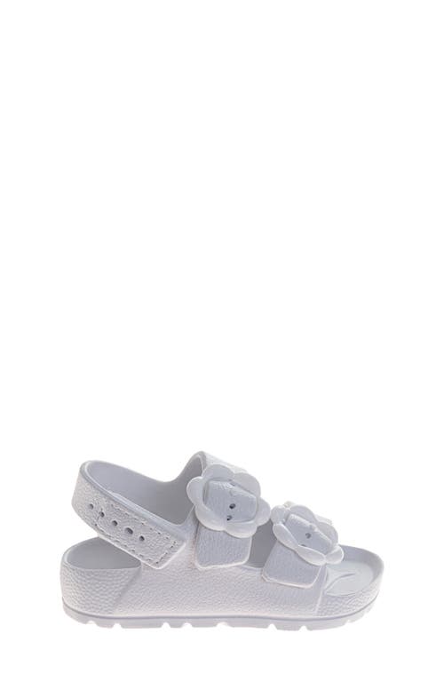 Shop Josmo Kids' Flower Buckle Sandal In White
