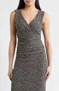 Loveappella Ruched Empire Waist Sleeveless Top