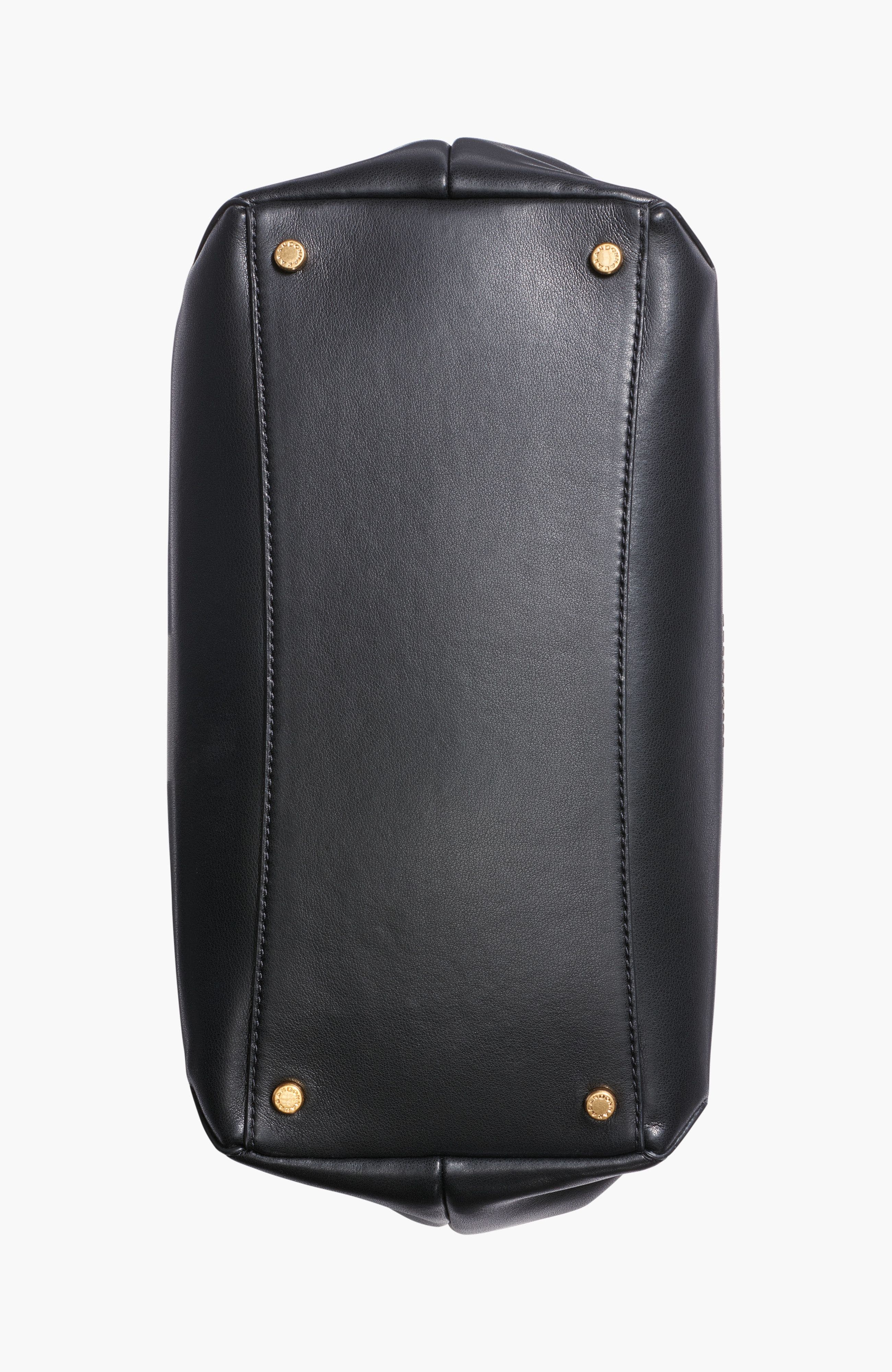 Donna Karan New York Glenwood Small Shoulder, Alternate, color, Black/Gold