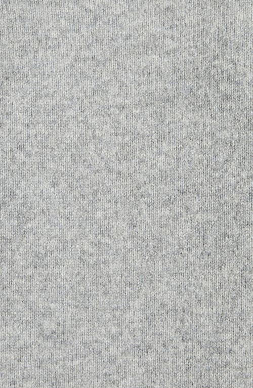 Tom Ford Lambswool & Cashmere Half Zip Sweater In Gray