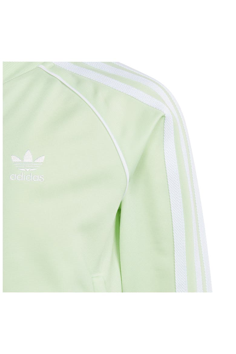 Kids' Adicolor Superstar Recycled Polyester Track Jacket & Pants Set, Alternate, color, SEMI GREEN SPARK