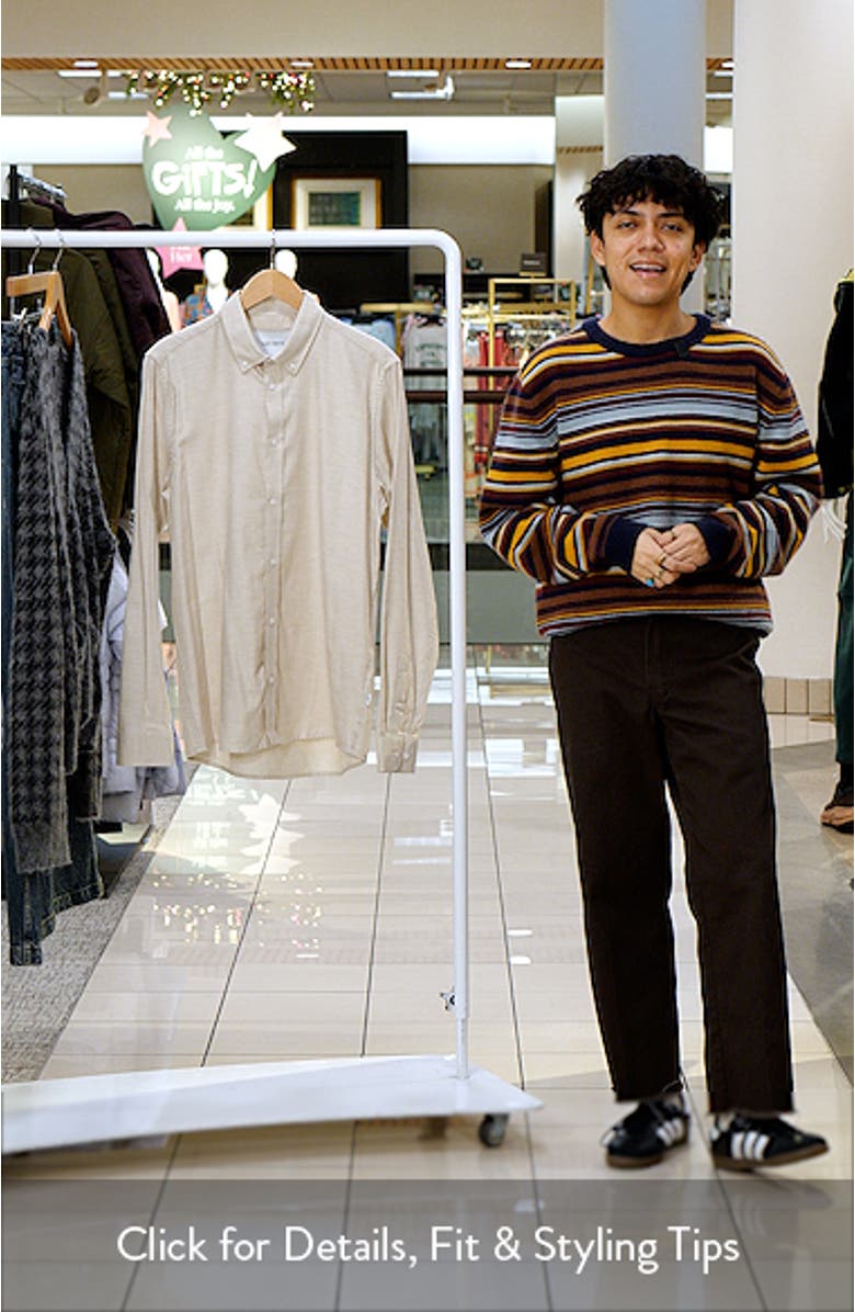 Desert Regular Fit Cotton Button-Down Shirt, sales video thumbnail