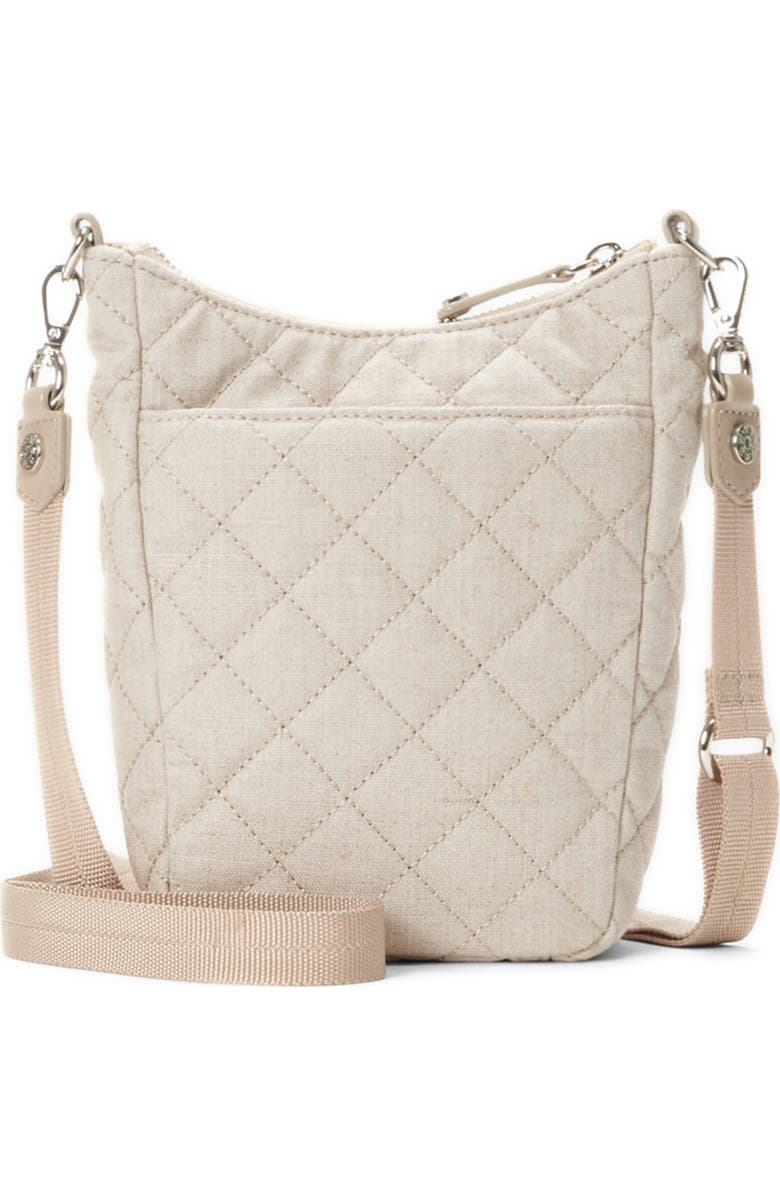 MZ Wallace Crosby Go Quilted Linen Crossbody Bag, Alternate, color,