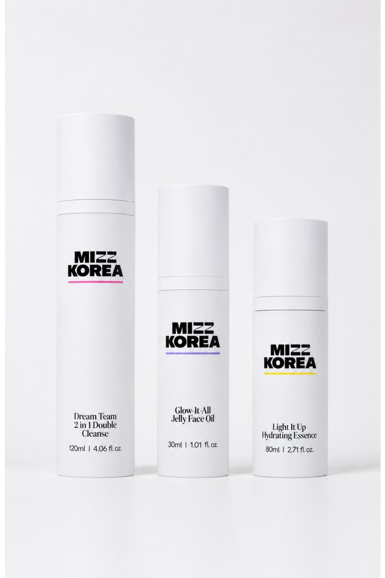The Cleanse, Hydrate & Glow Trio, Main, color, White