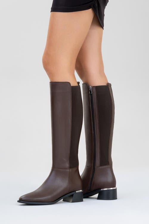 Forever & Always Shoes Rochos Leather Boot In Brown