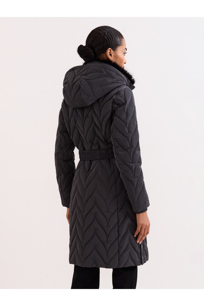 Hollie Midi Puffer, Alternate, color, Charcoal
