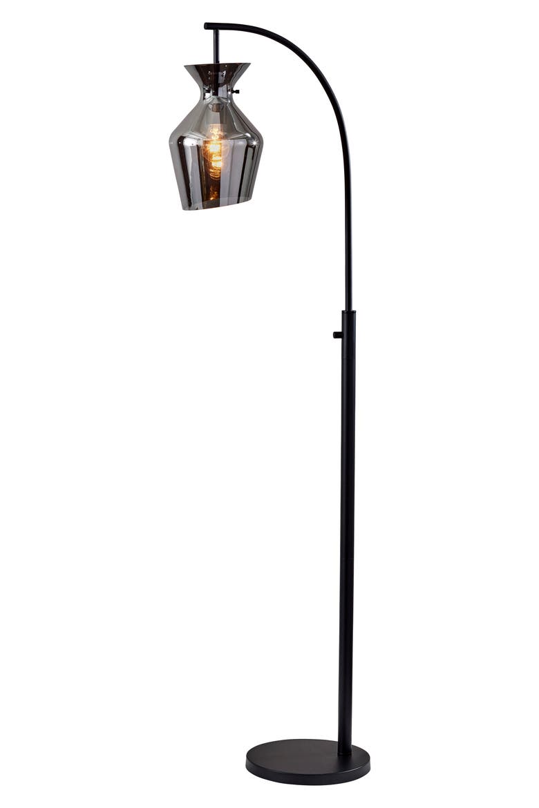 Tate Floor Lamp, Main, color, BLACK