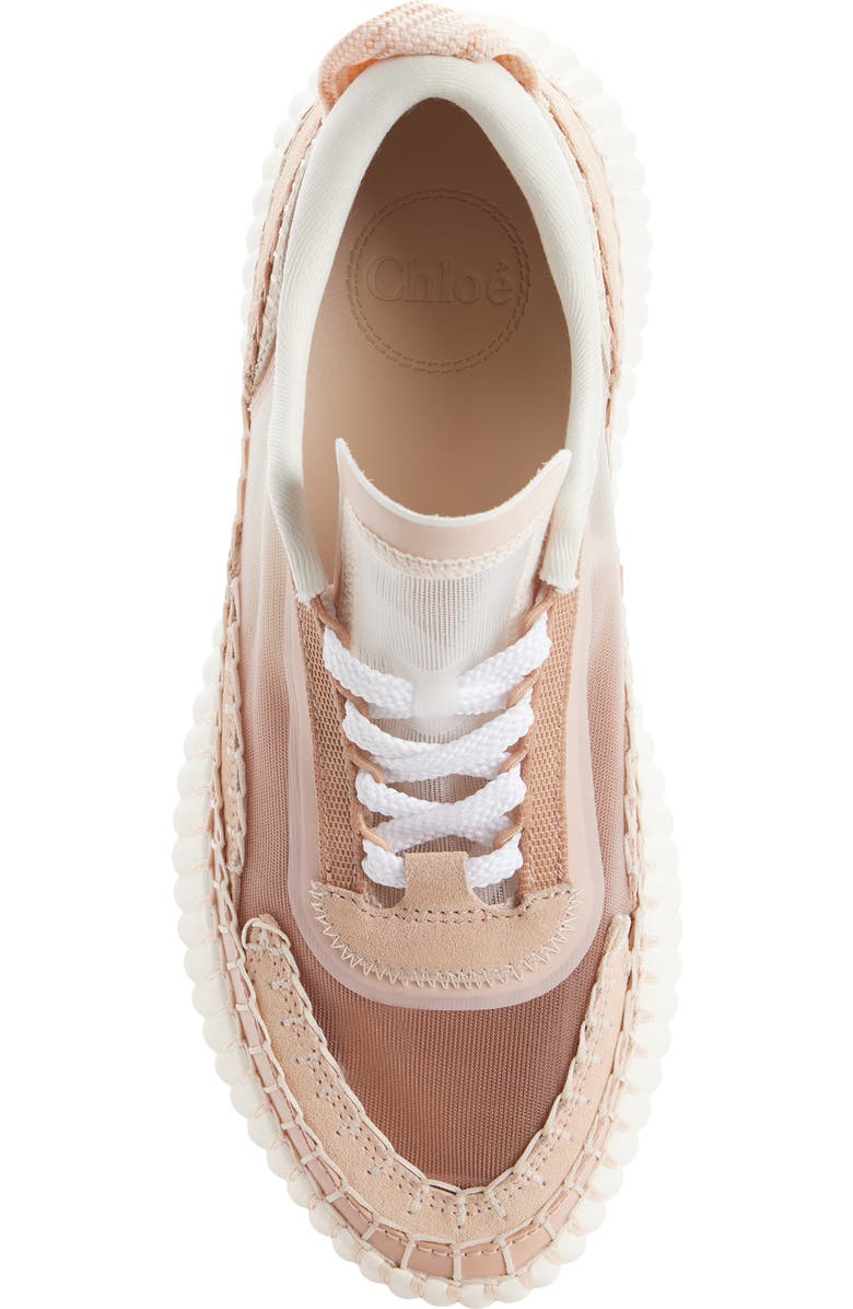 Chloé Nama Platform Sneaker, Alternate, color, Blushy Beige