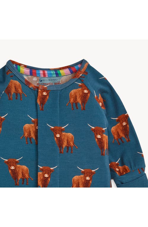 Magnetic Me Word To Your Herd Convertible Romper In Blue
