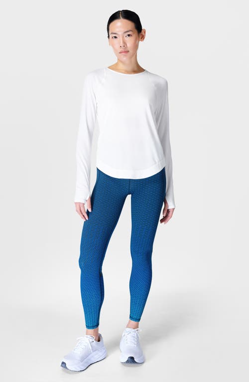 Sweaty Betty Breathe Easy Running Long Sleeve Top In White