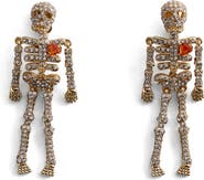 BaubleBar Love You to Death Skeleton Drop Earrings
