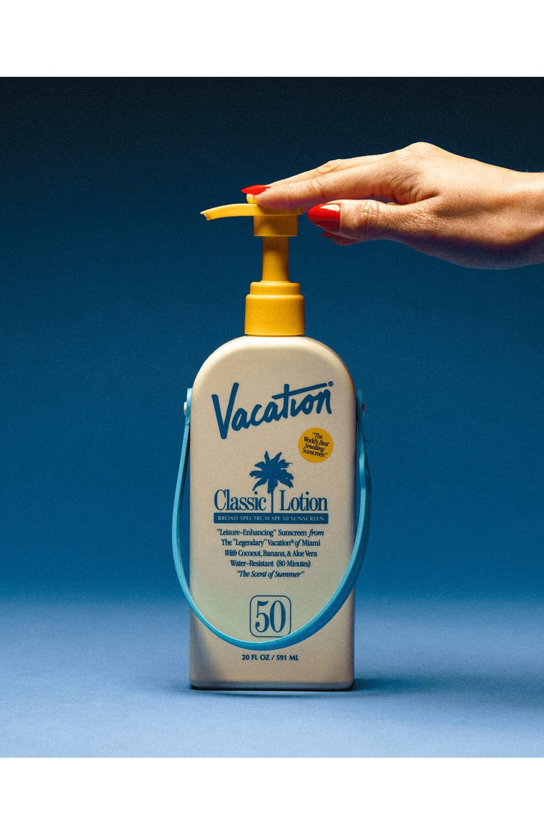 Vacation Classic Lotion SPF 50 Sun Lotion Jug, Alternate, color, 