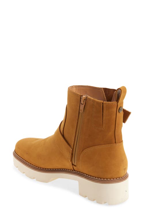 Vionic Folsom Water Resistant Moto Bootie In Sand