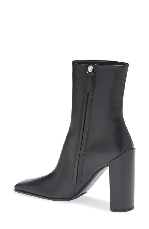 Alaïa Square Toe Bootie In Animal Print