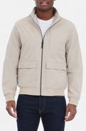 Michael Kors Rib Hem Zip Softshell Jacket