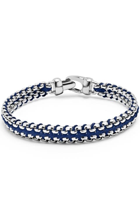Woven Box Chain Bracelet