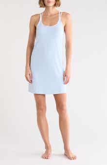 Tommy Hilfiger Logo Strap Rib Nightgown