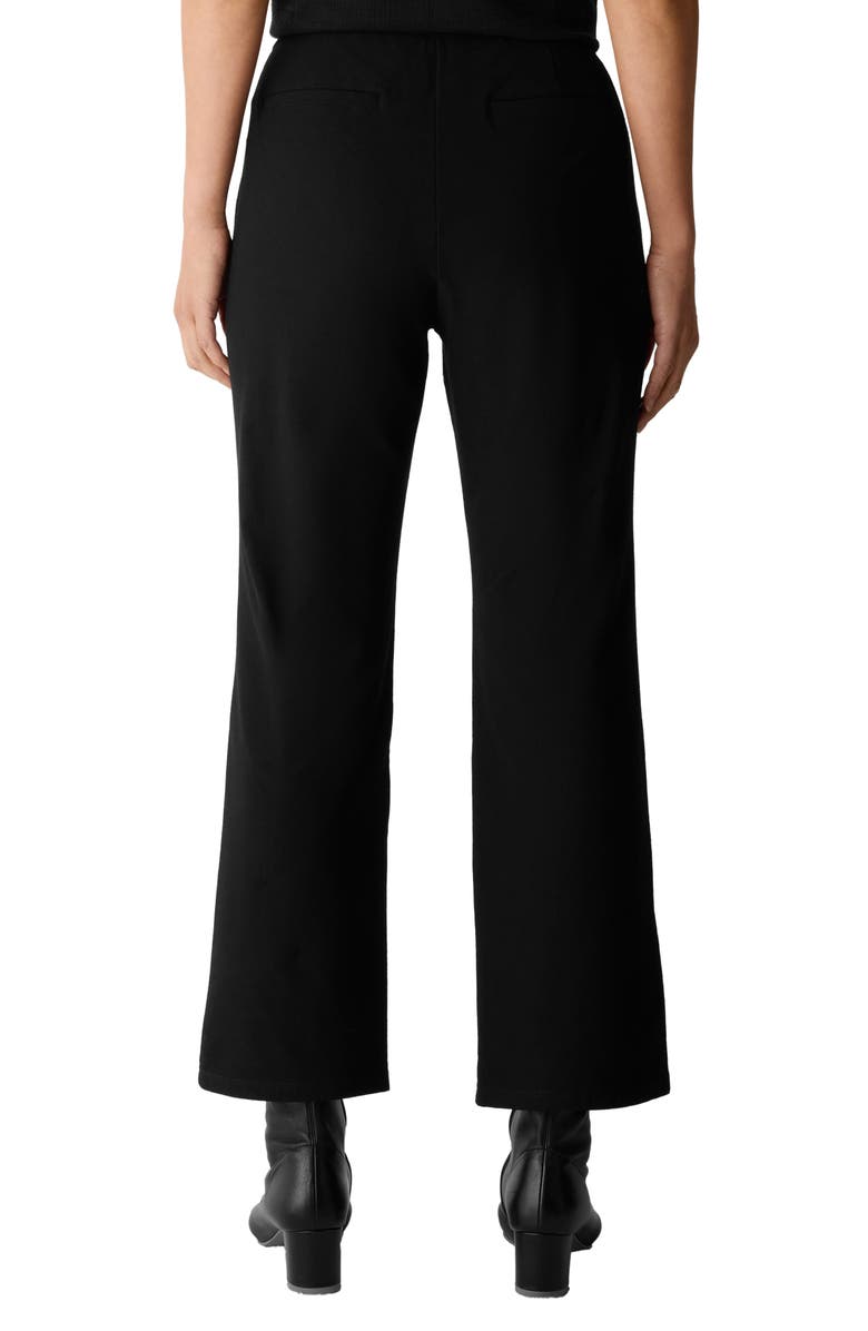 Eileen Fisher Ankle Kick Pants, Alternate, color, Black