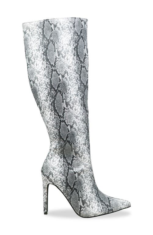 Chase & Chloe Chase And Chloe Knee High Boot In Black