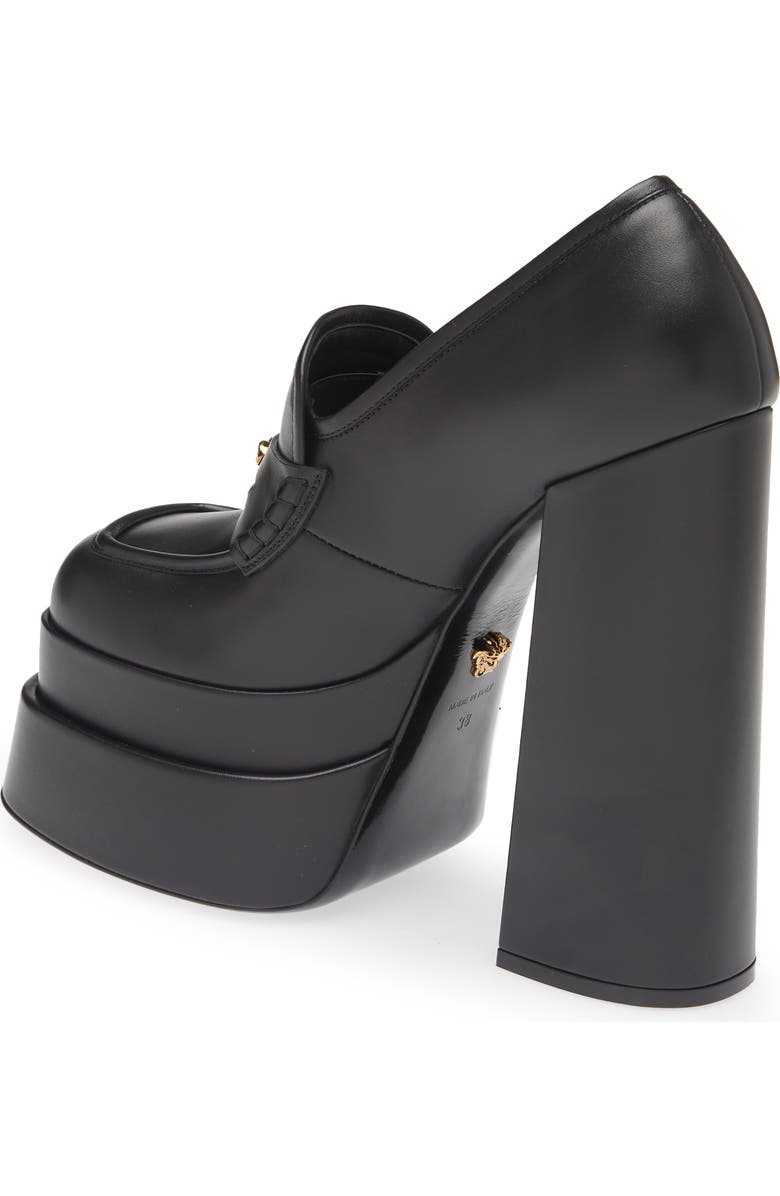 Versace Platform Loafer Pump, Alternate, color,