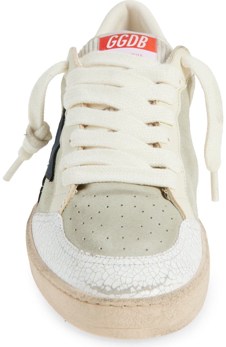 Golden Goose Ball Star Low Top Sneaker, Alternate, color, Grey/White/Beige/Navy