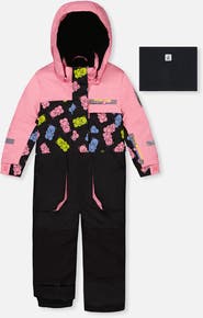 Deux par Deux Play Gummy Bear Hood & Expandable Sleeve One Piece Snowsuit