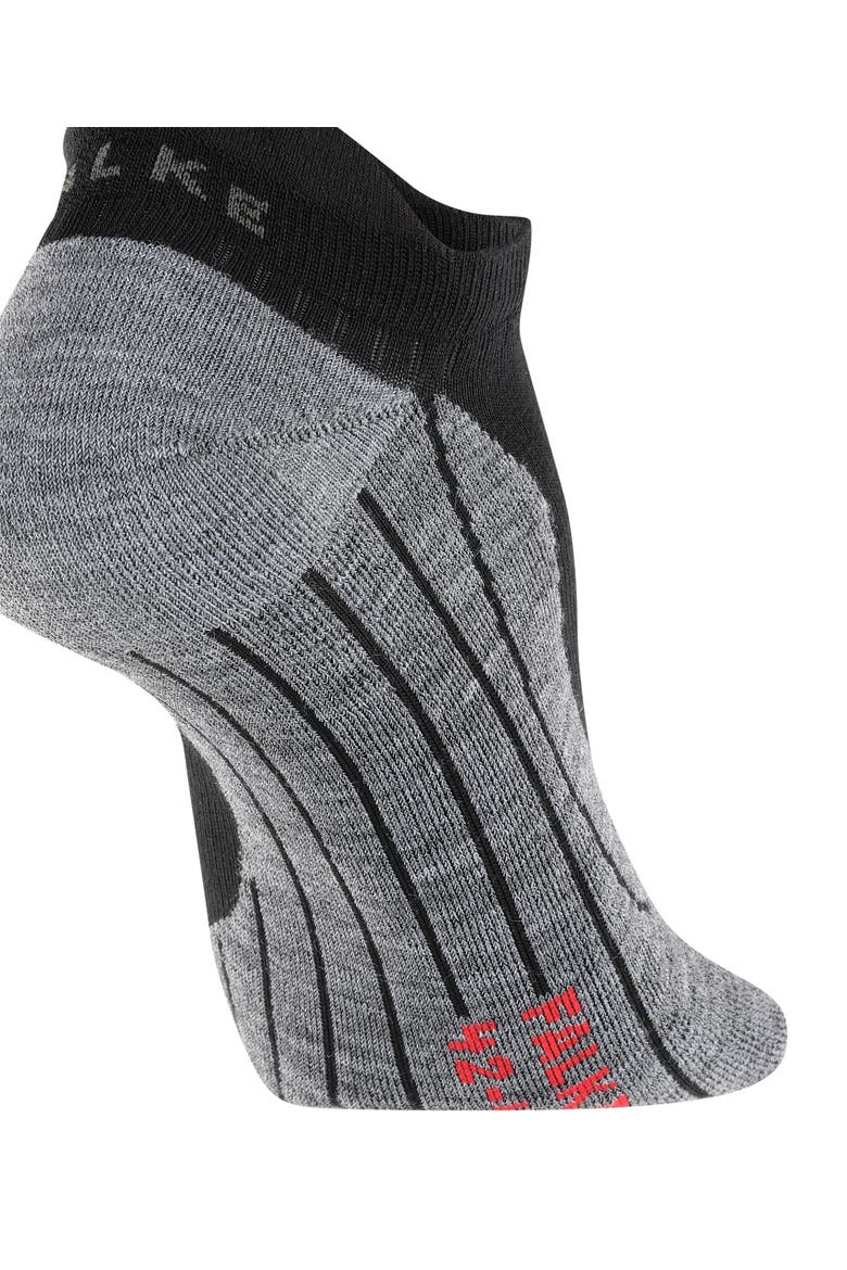 TK5 Wander Invisible Hiking Socks, Alternate, color, Black-Mix