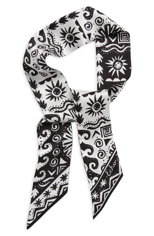 Echo Sun & Surf Reversible Silk Skinny Scarf