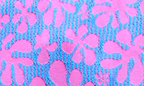 Beach Lingo Flower Power Ruffle Two-piece Swimsuit In Purple