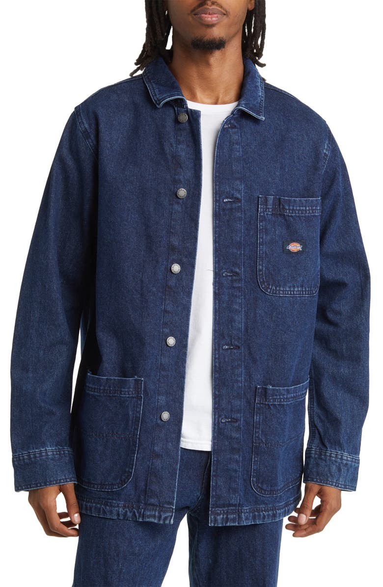Dickies Denim Chore Coat, Main, color, 