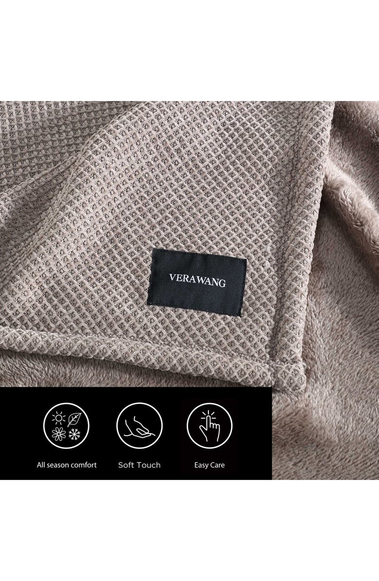 Vera Wang Chenille Jacquard Plush Throw Blanket, Alternate, color, 