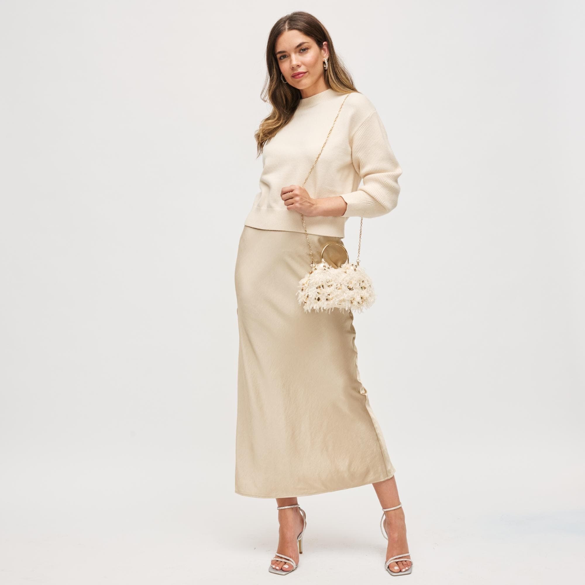 Charlotte Evening Bag, Alternate, color, Champagne