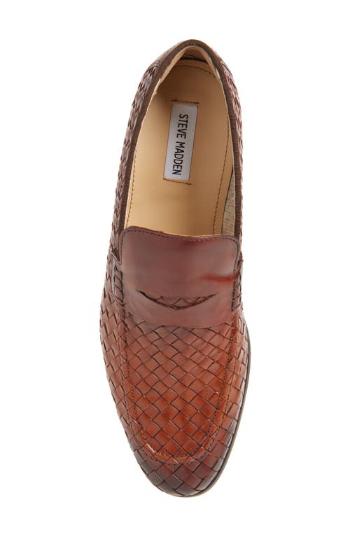 Steve Madden Horas Penny Loafer In Brown